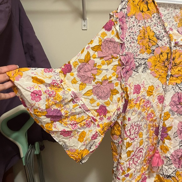 Tribal Jeans flowy floral top - Picture 2 of 3